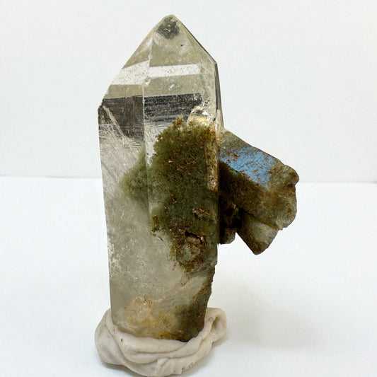 Chlorite Quartz Gemstone Specimen - Skardu Pakistan - 19g - 4.5x2.5x1.5 cm