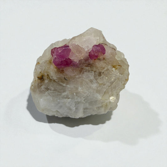 Natural Ruby Gemstone Specimen - Hunza, Pakistan - 16g - 3x3x1.5 cm
