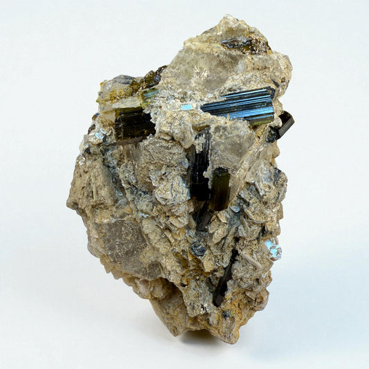 Green Tourmaline on Matrix - Skardu Pakistan - 148 g - 7.5x5x3.5 cm