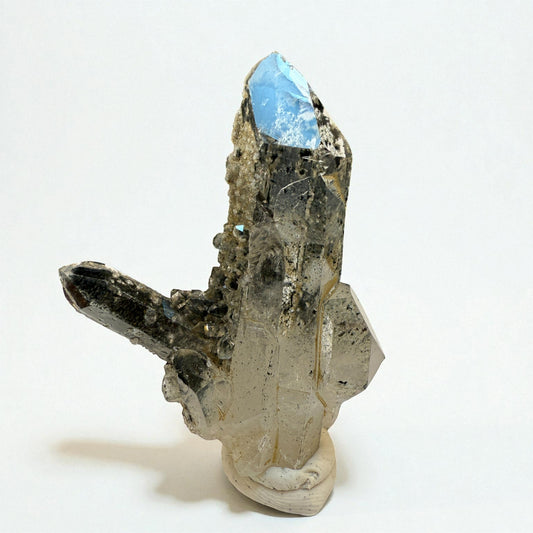 Chlorite Quartz Gemstone Specimen - Skardu Pakistan - 55g - 7x5x2 cm