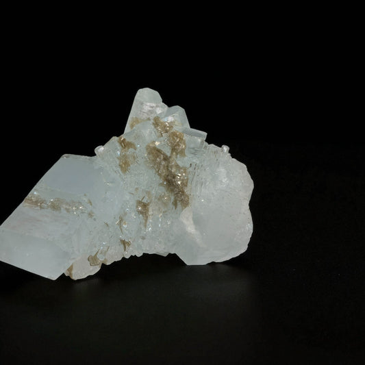 Aquamarine Crystal with Muscovite - Nagar Valley - 84g - 6.5x5.5x3 cm