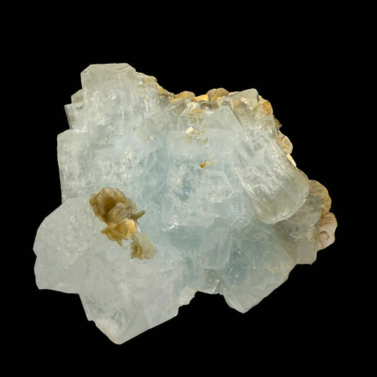 Aquamarine Crystal with Muscovite - Nagar Valley - 345g - 9x8.5x4.5 cm