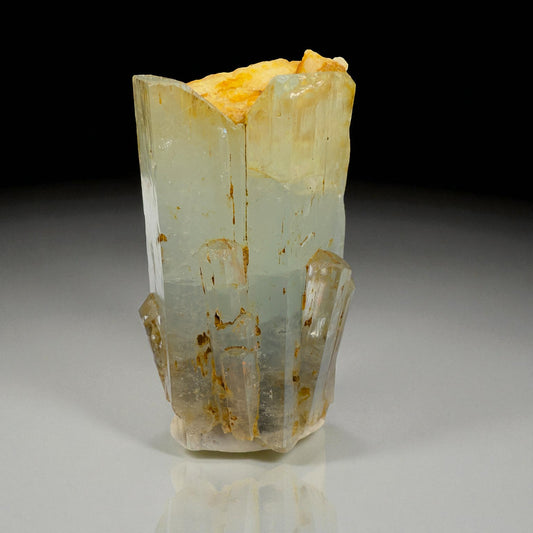 Aquamarine Crystal with Feldspar - Nagar Valley - 43g - 4.8x2.5x2.5 cm