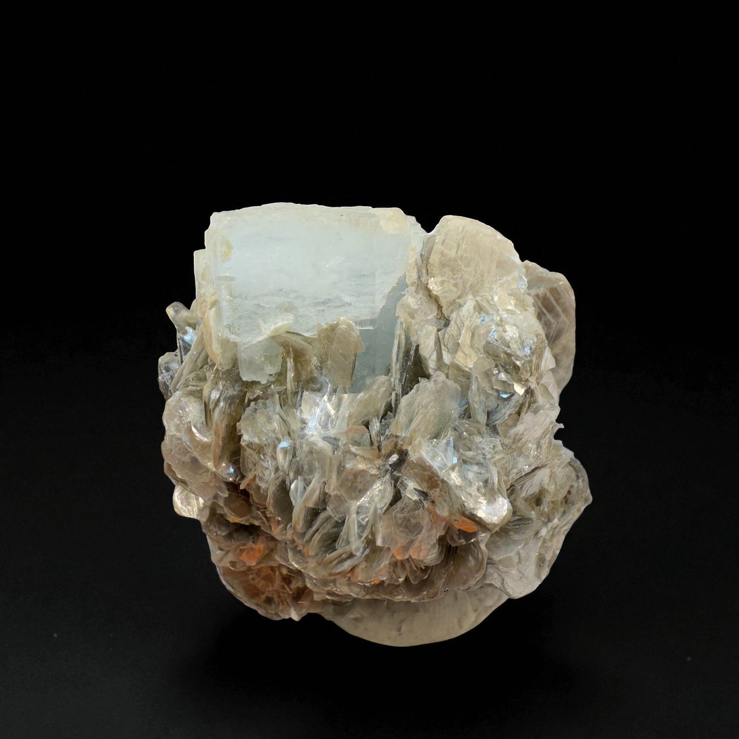 Aquamarine Crystal with Muscovite - Nagar Valley - 42g - 4.5x3.5x2.5 cm