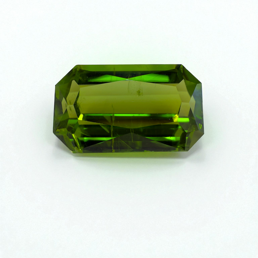 21.2 Carat Peridot with Emerald Cut Gemstone - Skardu Valley