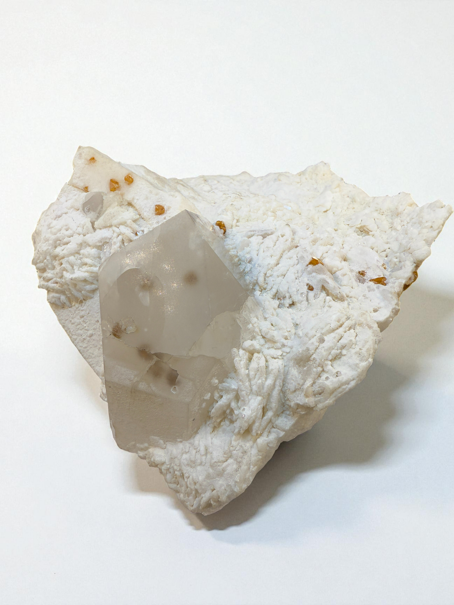 Microlite in Quartz and Albite Mineral Specimens - Rare Collection