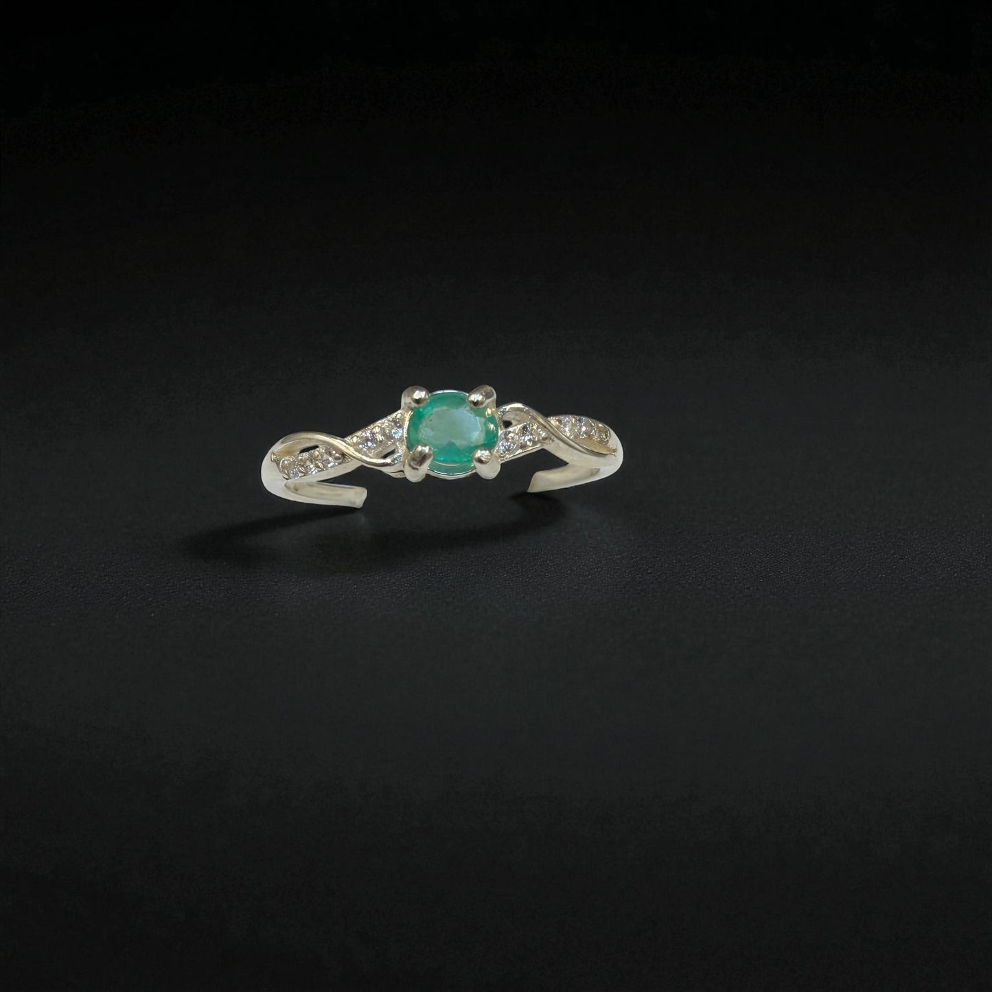 Natural Emerald Ring for Women