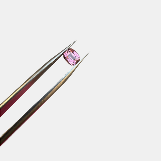 0.60 Carat Natural Emerald Cut Pink Tourmaline Loose Stone - Afghanistan