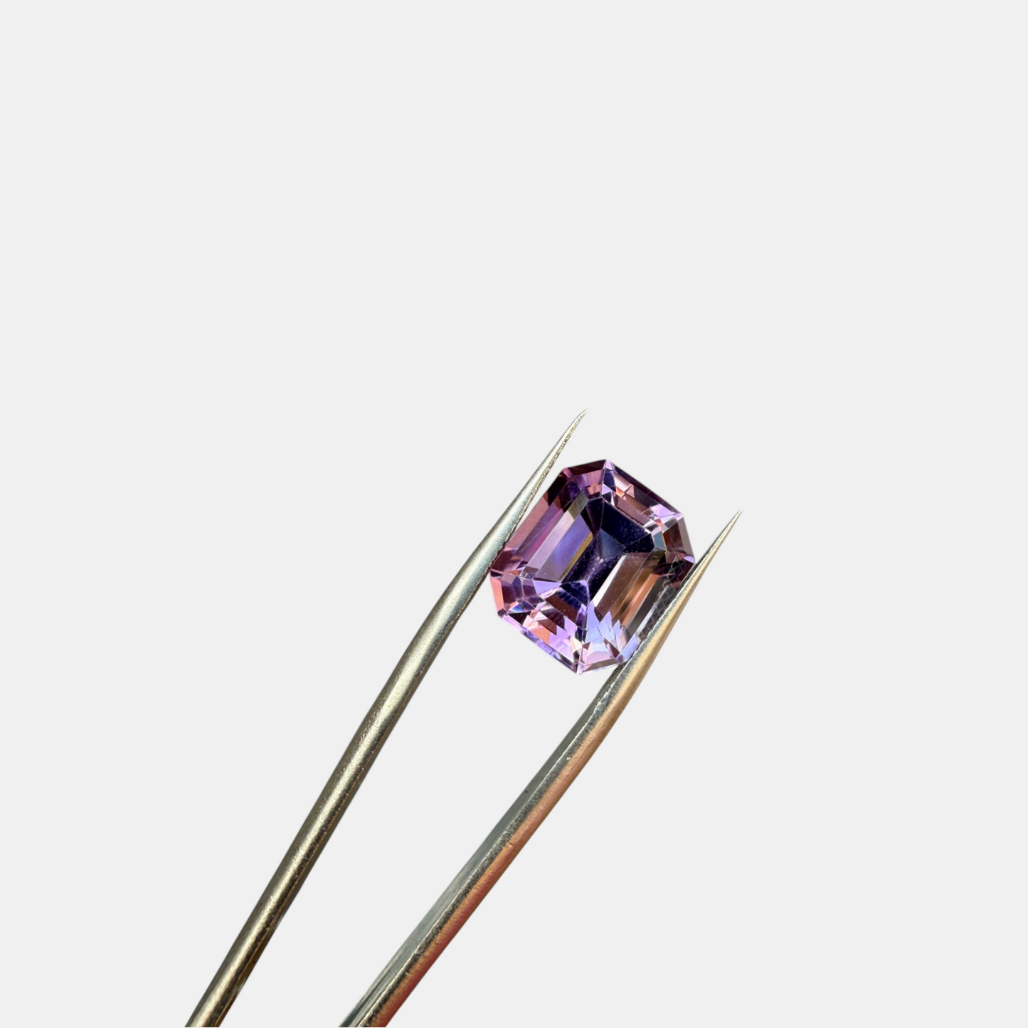 6.4 Carat Natural Amethyst Emerald Cut Loose Gemstone - Africa