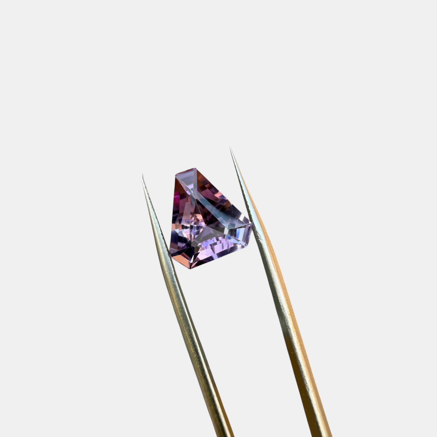 5.7 Carat Natural Amethyst Trillion Cut Loose Gemstone - Africa
