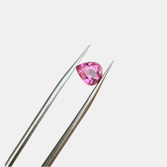 2.75 Carat Pear Cut Natural Pink Tourmaline Loose Stone - Afghanistan