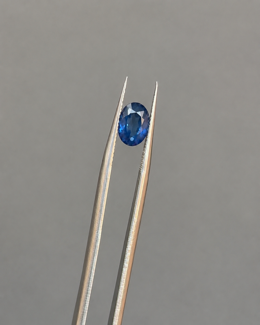 1.05 Carat Natural African Sapphire Oval Cut Loose Gemstone