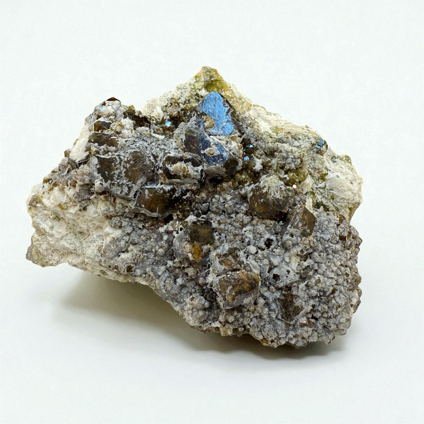 Andradite Garnet Specimen - Skardu Pakistan - 205g - 9x6x3 cm
