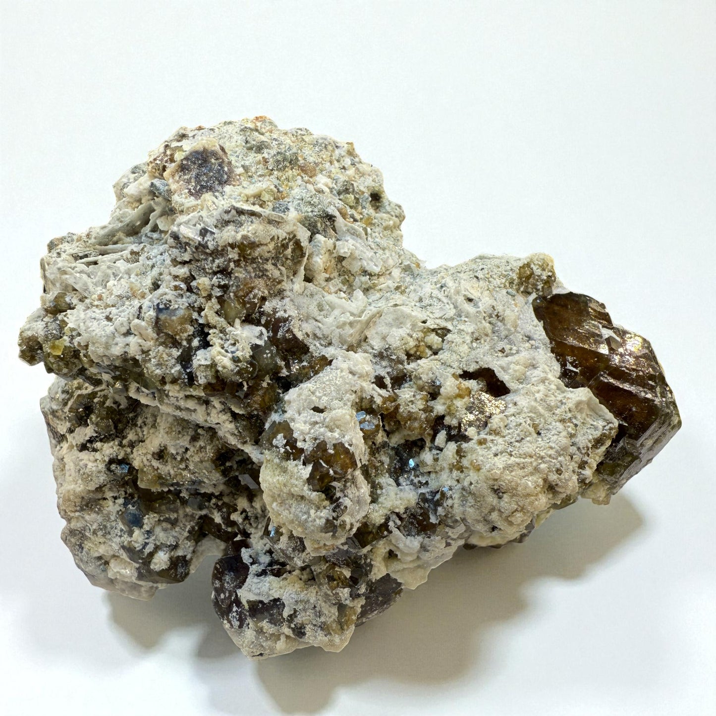 Andradite Garnet Specimen - Skardu Pakistan - 232g - 8x5.7x4 cm