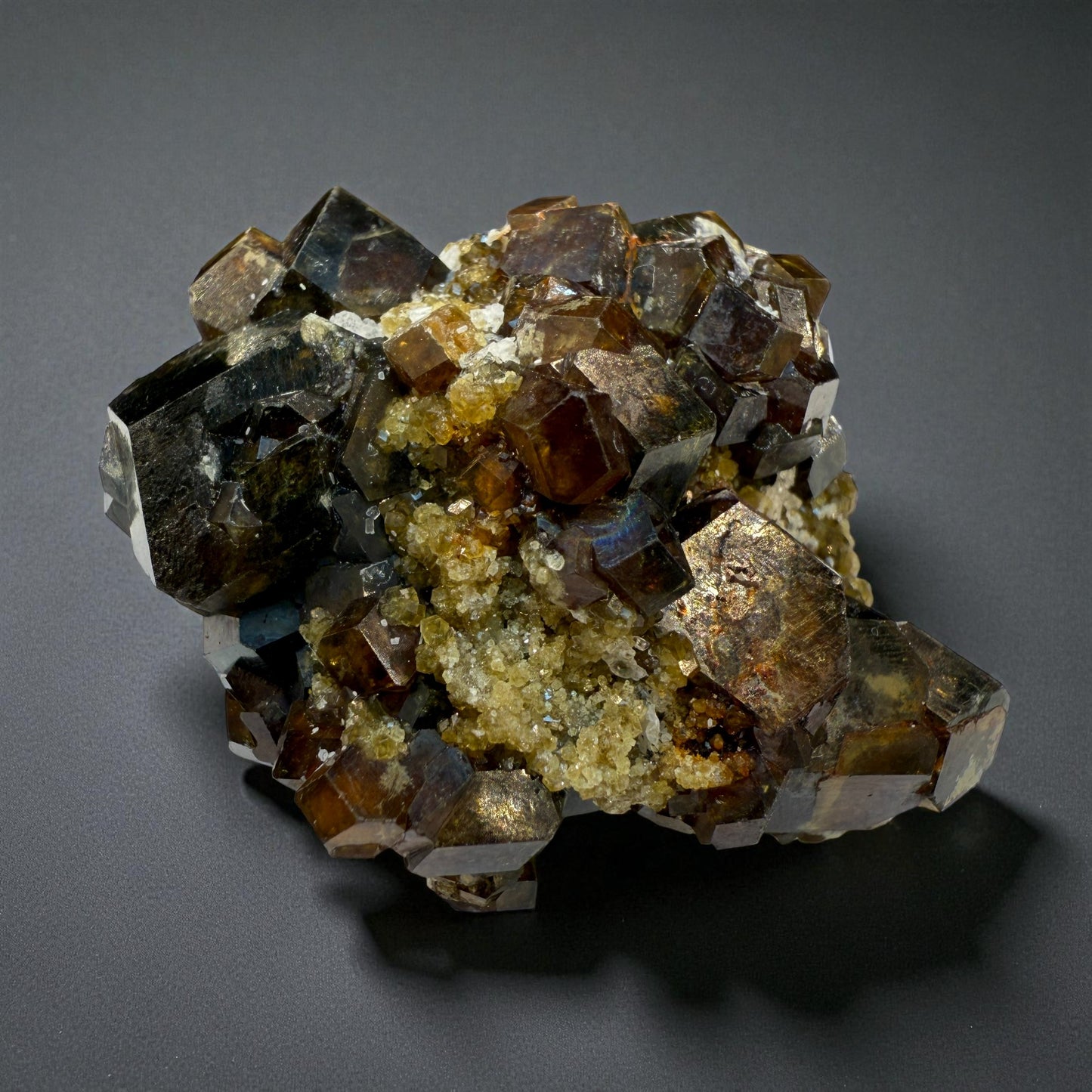 Andradite Garnet on Matrix  - Skardu Pakistan - 36 g - 4.5x3.5x1.5 cm