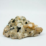 Green Tourmaline on Feldspar - Skardu Pakistan - 422g - 10.5x8.5x4 cm