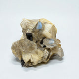 Black Tourmaline on Quartz Crystal and Muscovite from Gilgit | 104g - 5.5x5x3 cm