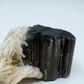 Black Tourmaline on Albite - Skardu Pakistan - 13g - 3.5x2.5x1.5 cm