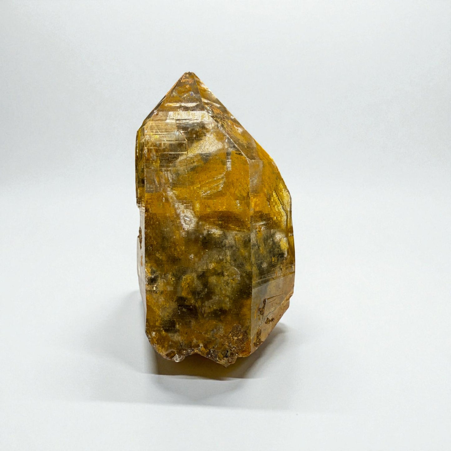 Golden Chlorite Quartz Crystal - Gilgit, Pakistan - 38g - 5x3x2 cm
