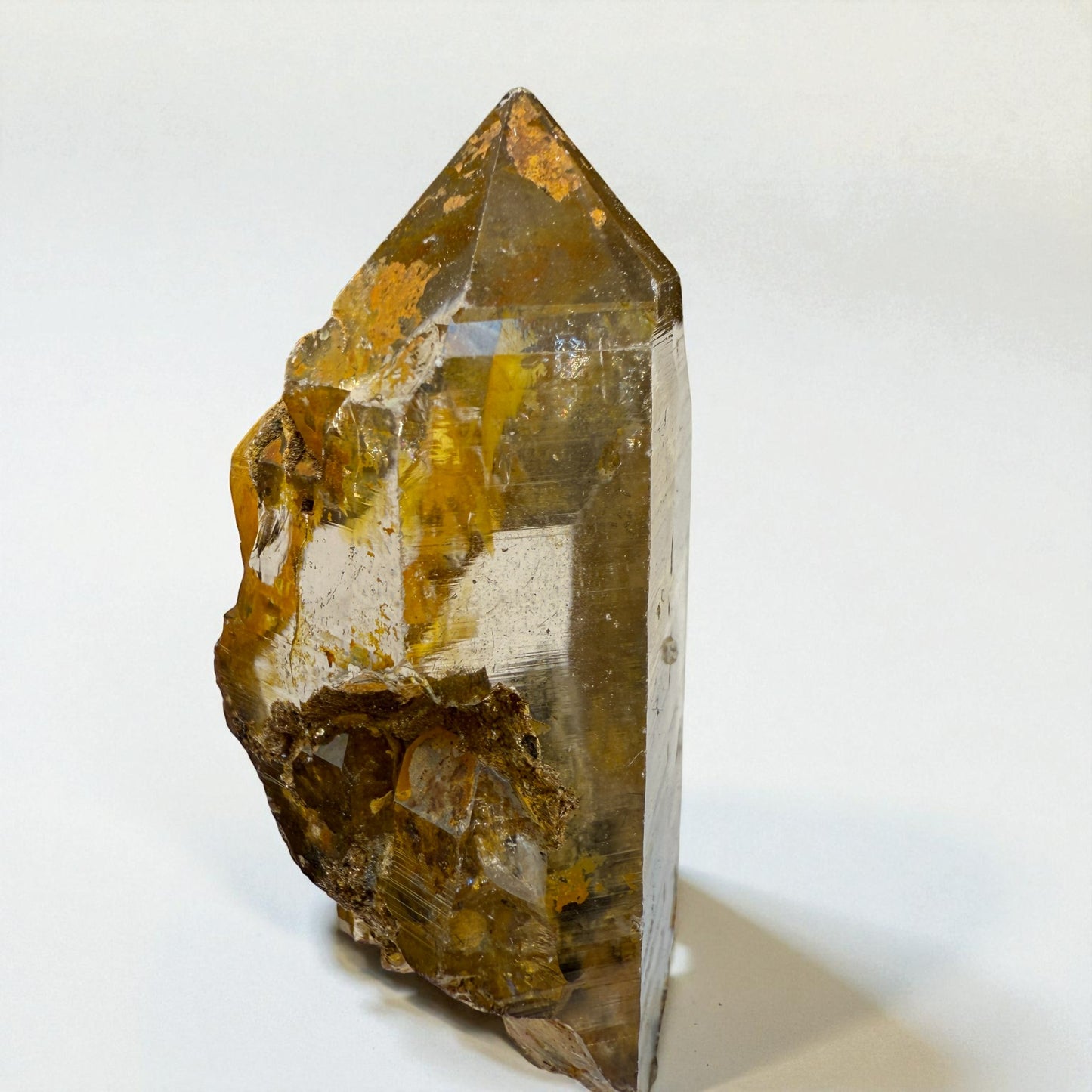Golden Chlorite Quartz Crystal - Gilgit, Pakistan - 38g - 5x3x2 cm