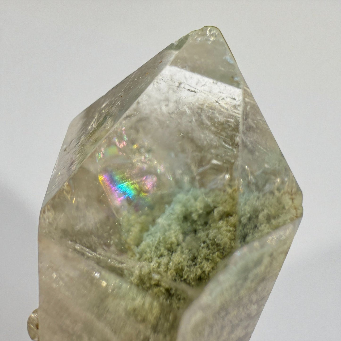 Chlorite Quartz Gemstone Specimen - Skardu Pakistan - 19g - 4.5x2.5x1.5 cm