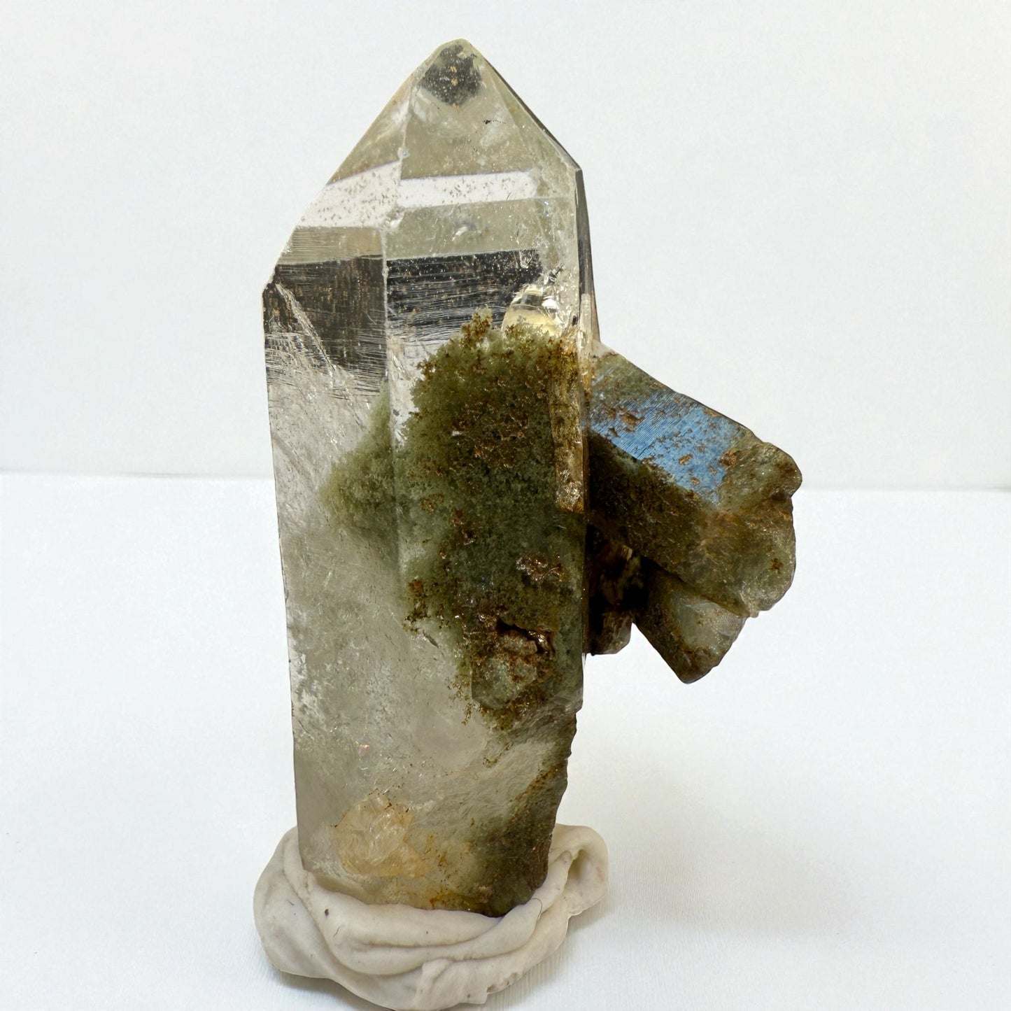 Chlorite Quartz Gemstone Specimen - Skardu Pakistan - 19g - 4.5x2.5x1.5 cm