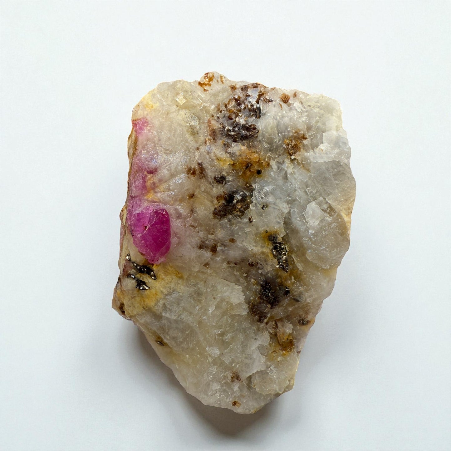 Natural Ruby Gemstone Specimen - Hunza, Pakistan - 25g - 5x3x1 cm