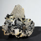 Black Tourmaline on Quartz - Skardu Pakistan - 218g - 8x7.2x5 cm
