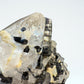 Black Tourmaline on Quartz - Skardu Pakistan - 218g - 8x7.2x5 cm