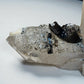 Black Tourmaline on Quartz Crystal from Gilgit | 56g - 6.5x4.5x3 cm