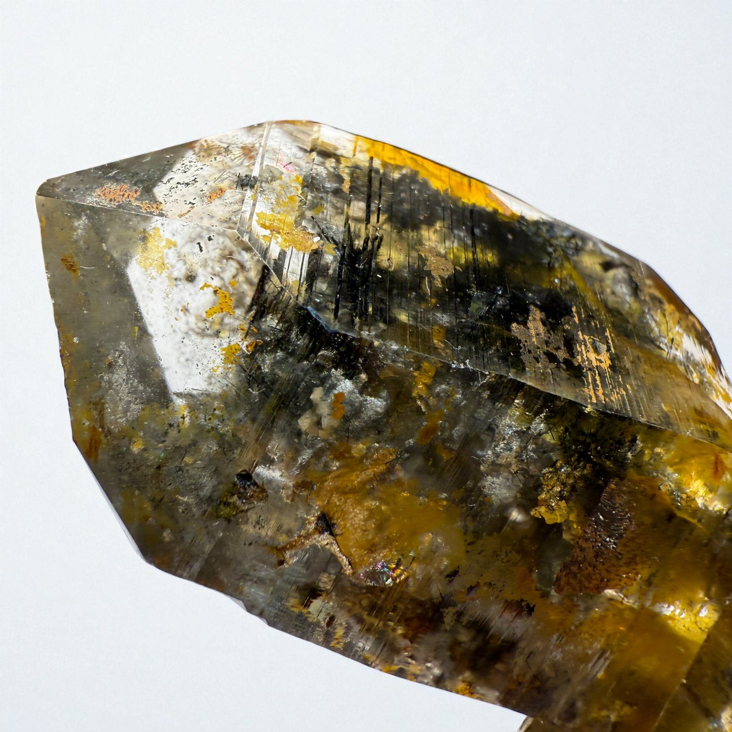 Chlorite Quartz Gemstone Specimen - Skardu Pakistan - 83g - 7x6.5x3 cm