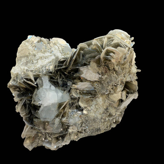 Aquamarine Crystal with Muscovite - Nagar Valley - 508g - 8x8x7 cm