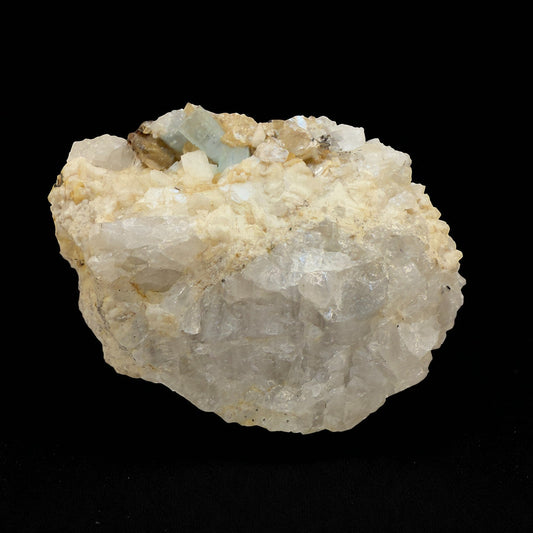 Aquamarine with Muscovite & Quartz - Skardu Pakistan - 206g - 8x6.5x4 cm