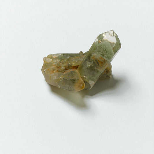 Chlorite Quartz Crystal - Rare Quartz Mineral Specimen - 10g - 3x2x2 cm