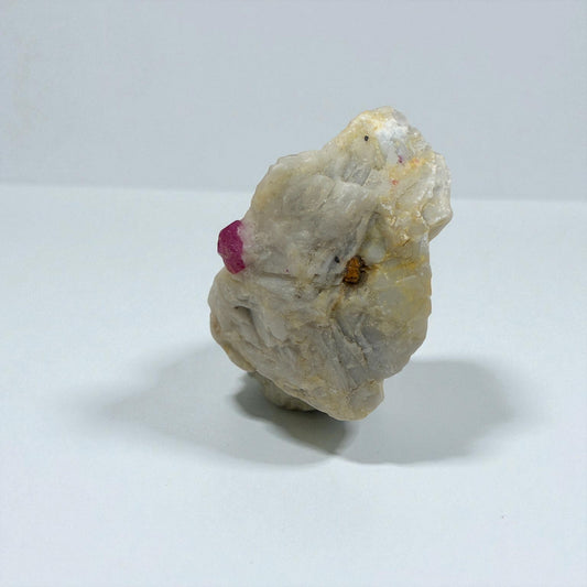 Natural Ruby Gemstone - Hunza, Pakistan - 19g - 3x3x1.5 cm