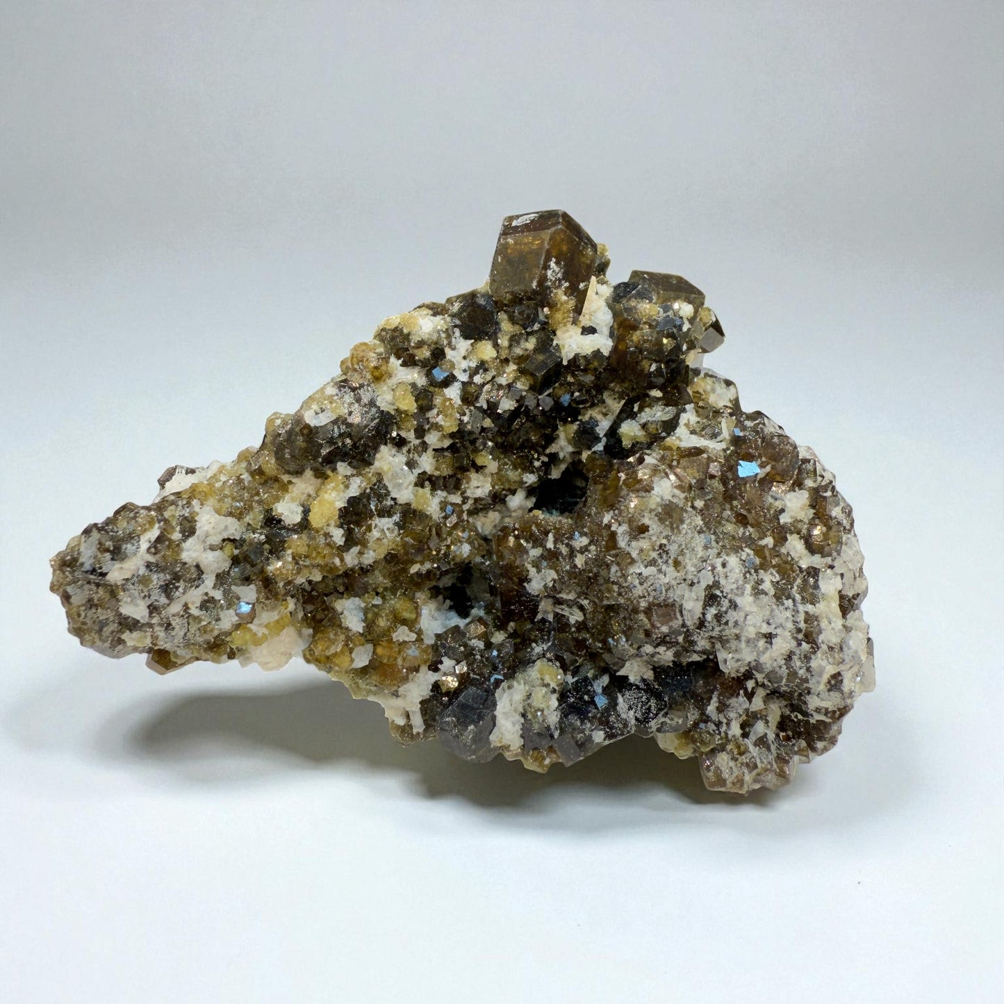 Andradite Garnet Cluster - Skardu Pakistan - 108 g - 7x4.5x4.5