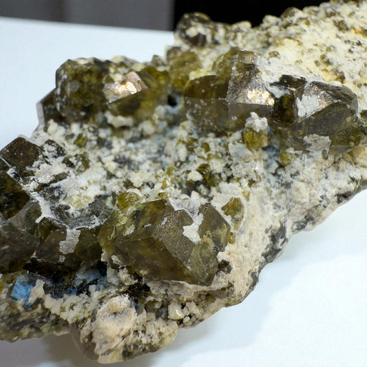 Andradite Garnet Specimen - Skardu Pakistan - 62g - 7x4x1.5 cm