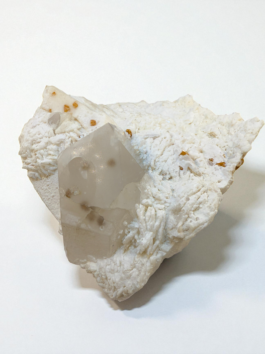 Microlite in Quartz and Albite Mineral Specimens - Rare Collection