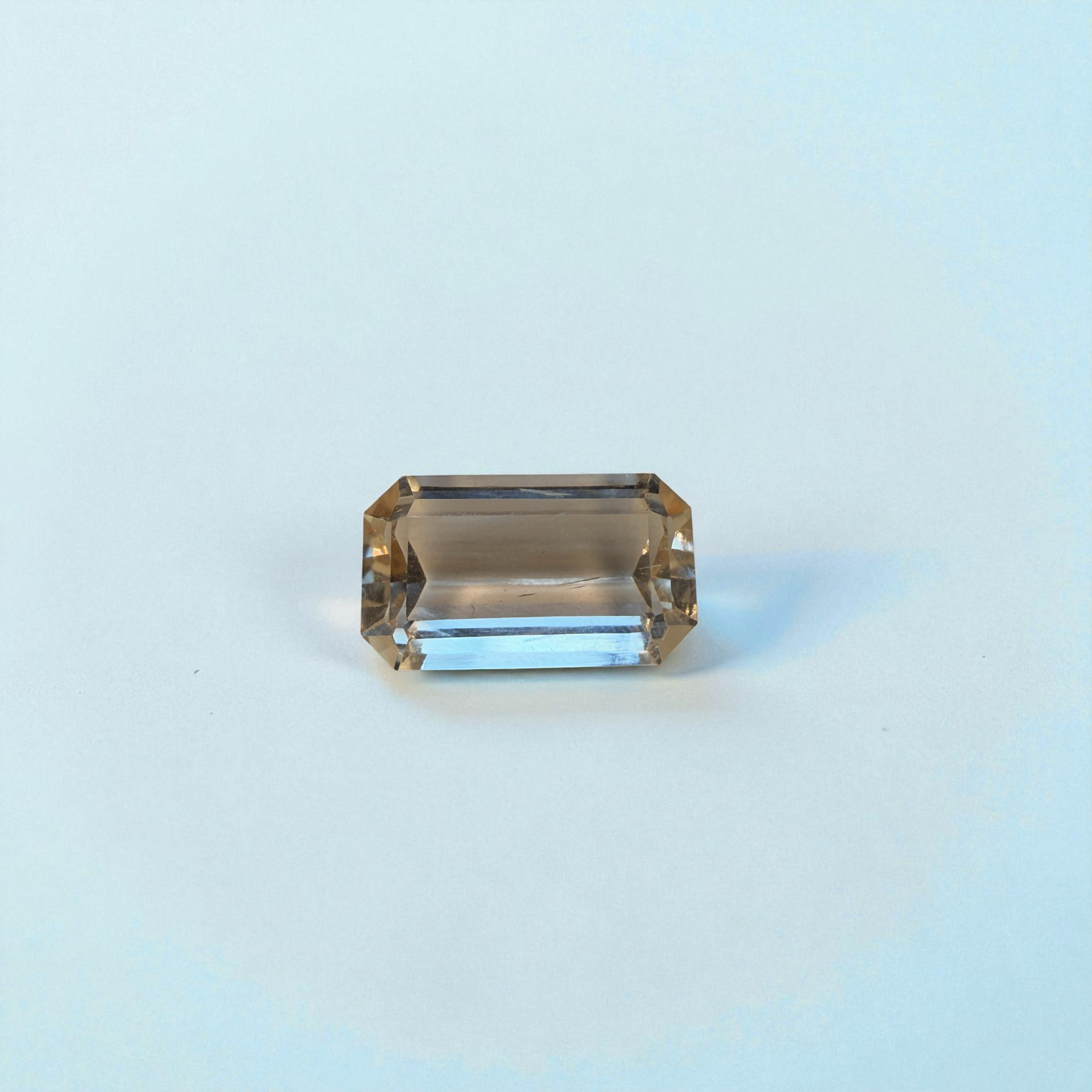 21.2 Carat Topaz with Emerald Cut Gemstone Natural – Skardu Valley