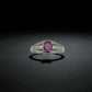 Natural Ruby Gemstone Ring – Vibrant Red Stone on Elegant Silver Band