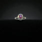 Minimal Ruby Ring – Natural Red Ruby on Silver Band