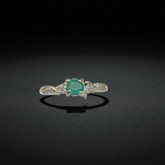 Natural Emerald Ring for Women