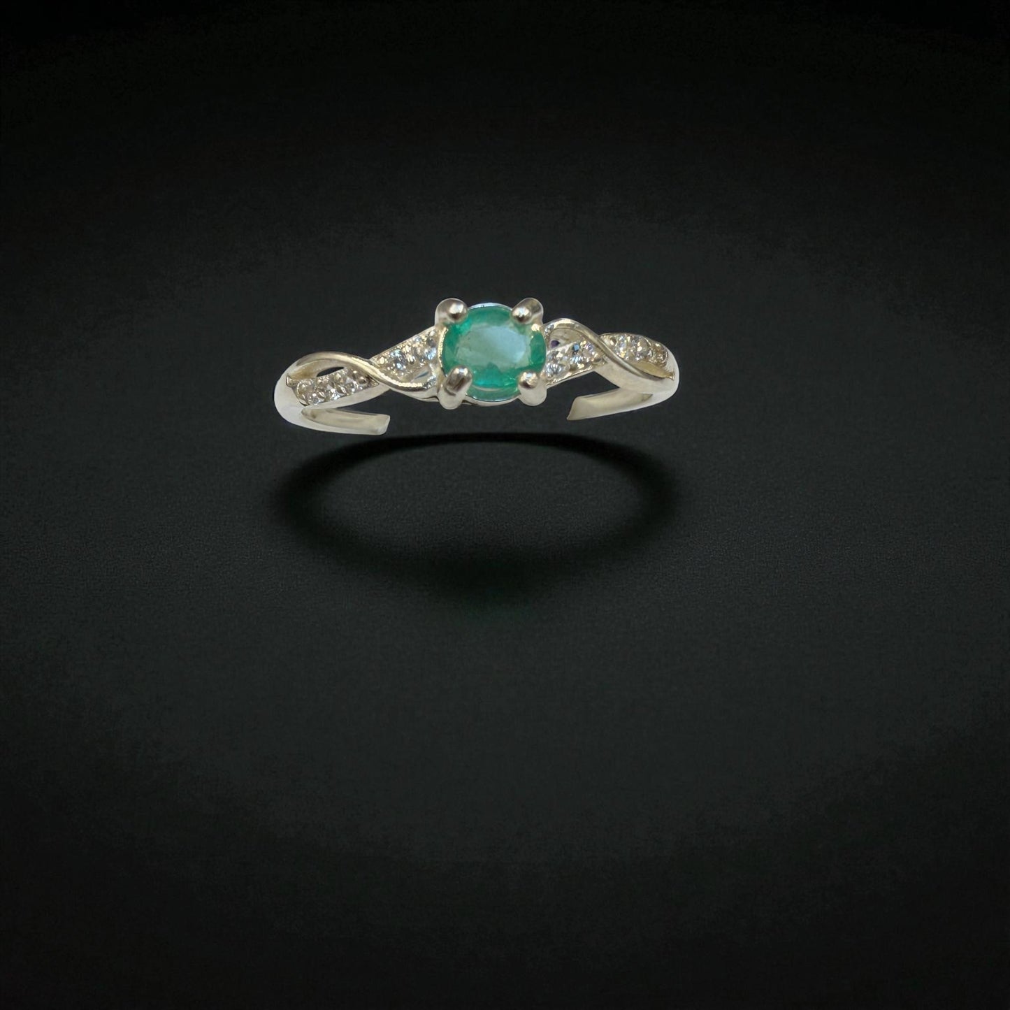 Natural Emerald Ring for Women
