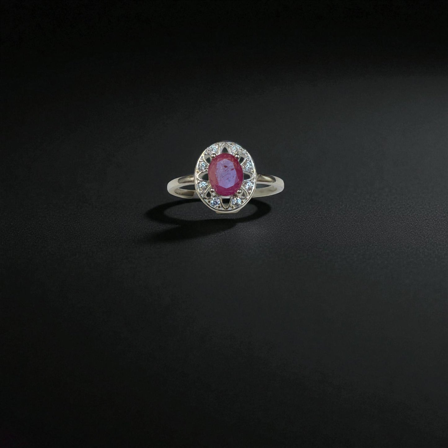 Natural Ruby Ring for Women - Engagement Ring