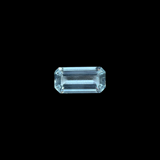 4.20 Carat Natural Pakistani Aquamarine Emerald Cut Loose Stone