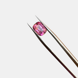 2.45 Carat Natural Pink Tourmaline Cushion Cut Loose Gemstone - Afghanistan
