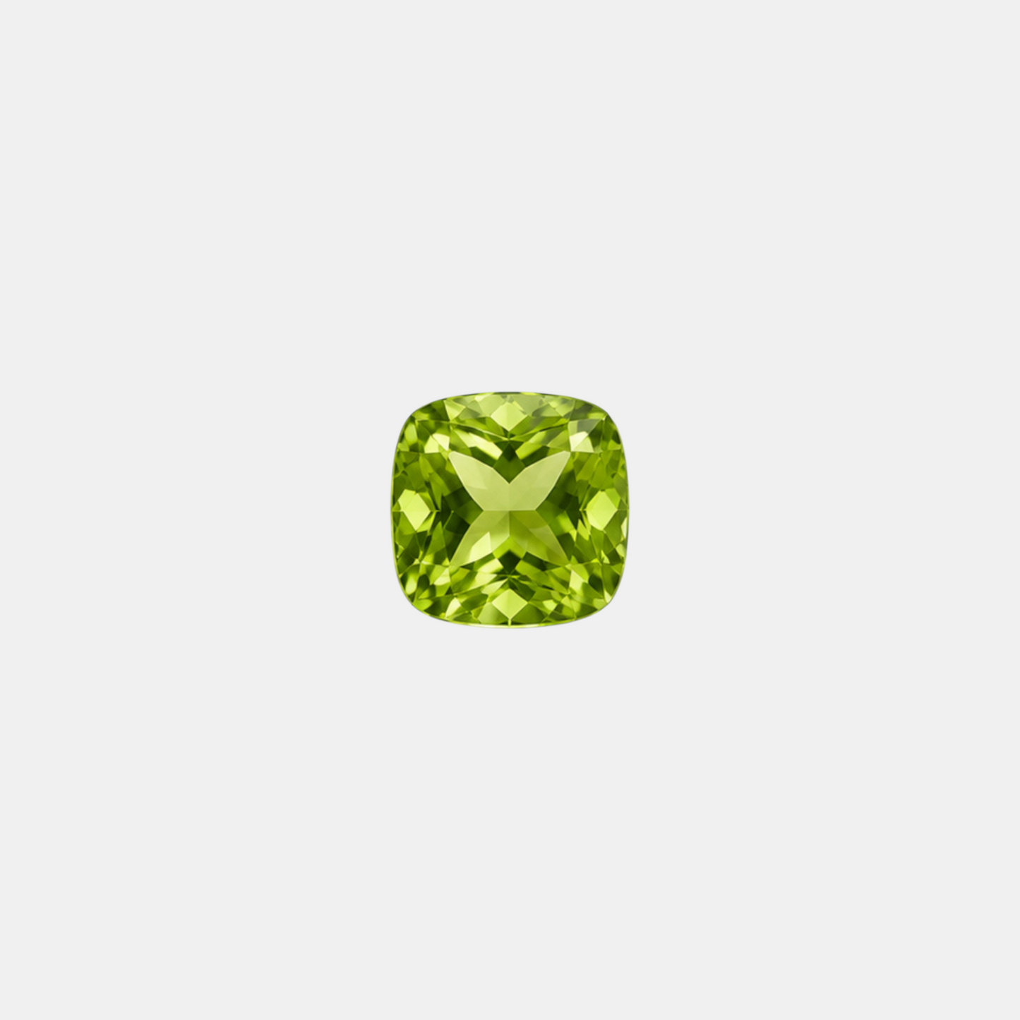 2.20 Carat Natural Peridot Cushion Cut Loose Gemstone - Pakistan