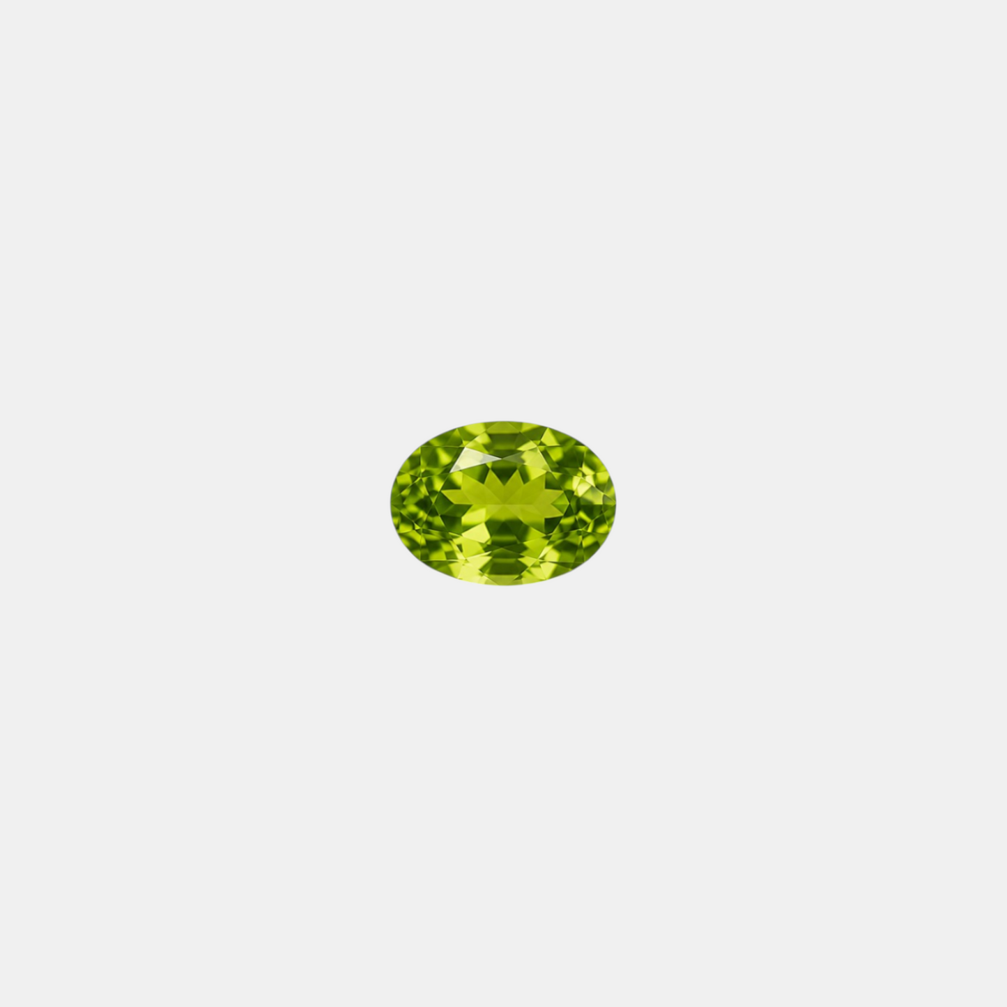 1.55 Carat Natural Peridot Oval Cut Loose Gemstone - Pakistan