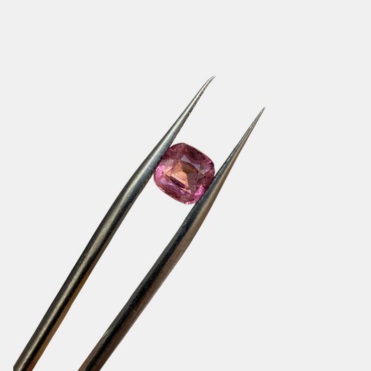 1.10 Carat Natural Pink Tourmaline Cushion Cut Loose Stone - Afghanistan