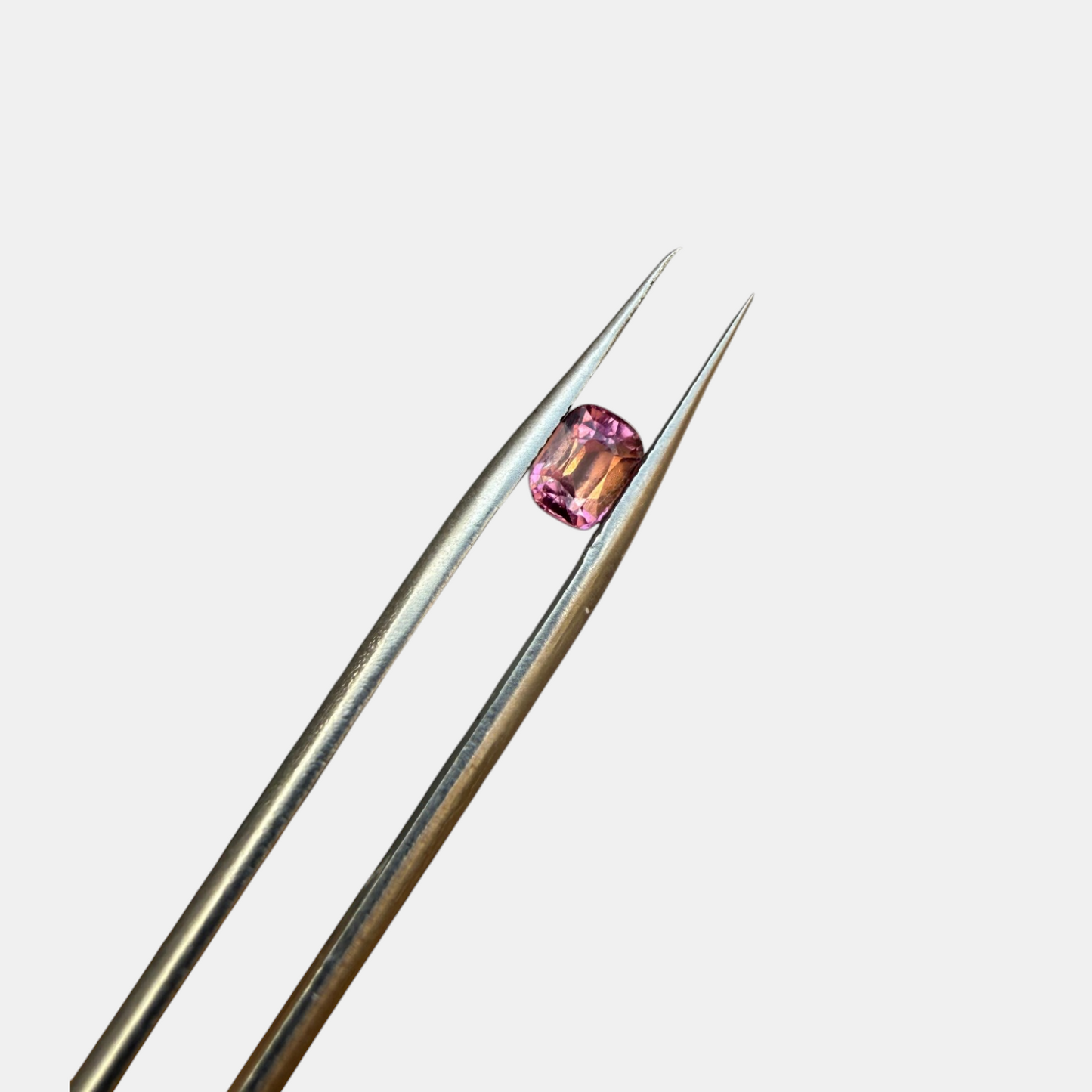 0.80 Carat Natural Afghan Pink Tourmaline Loose Gem Cushion Cut